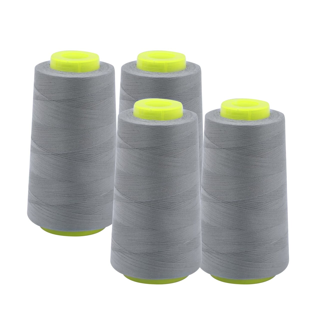 EVERLOCK Serger Thread – 4 Cones, 3000 Yards Each – 40 Weight, 2-Ply Spun Polyester – Strong, Low-Lint Overlock Thread for Serger Machines – All-Purpose Sewing & Finishing